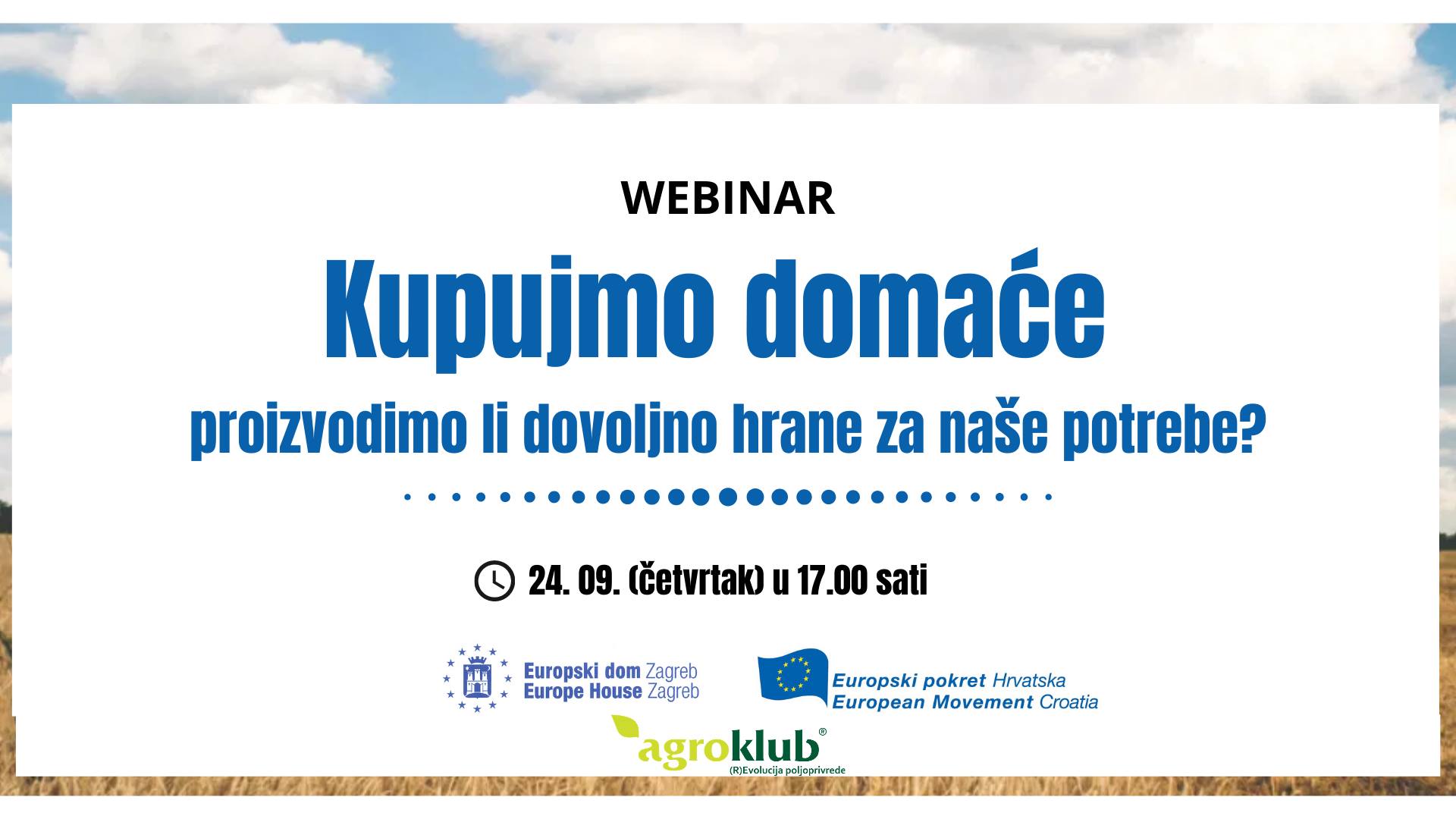 Kupujmo domaće – proizvodimo li dovoljno hrane za naše potrebe?