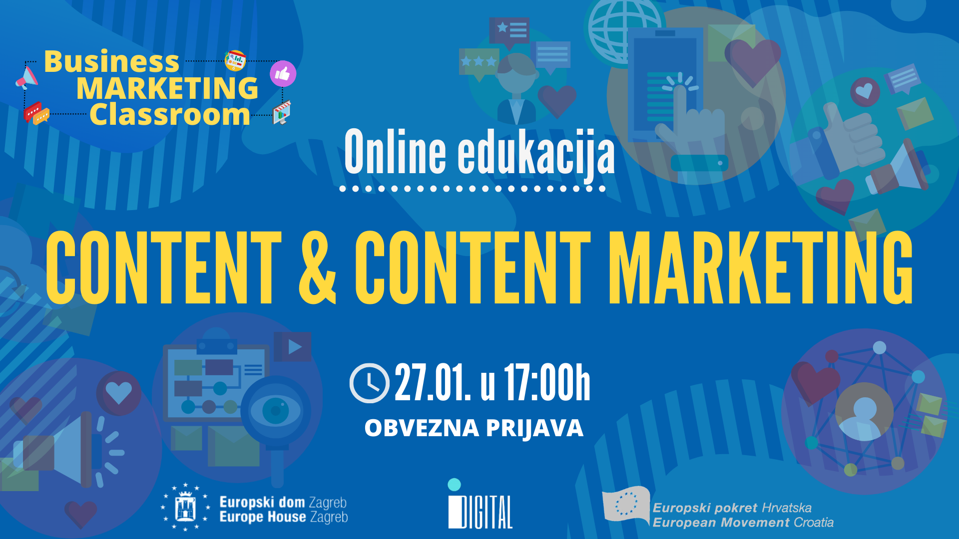 Online edukacija: CONTENT & CONTENT MARKETING