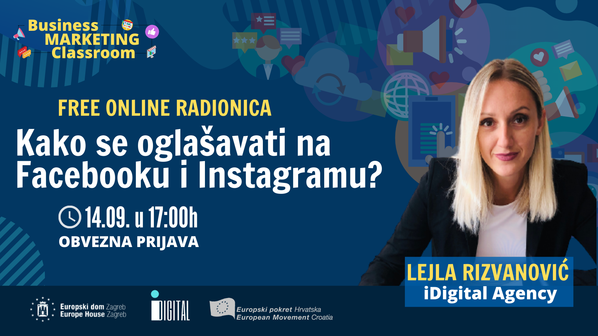 ONLINE RADIONICA: Kako se oglašavati na Facebooku i Instagramu?